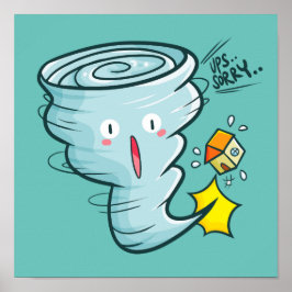 Póster Lo siento Tornado