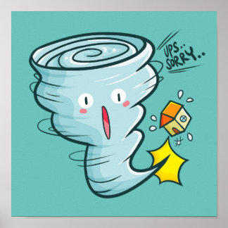 Póster Lo siento Tornado