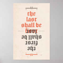 Póster Lo último será primero
