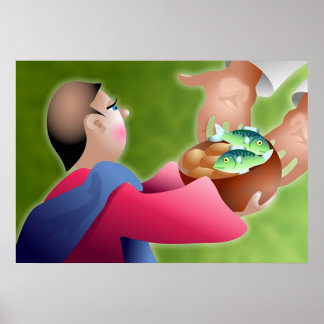Póster Loaves y pescados