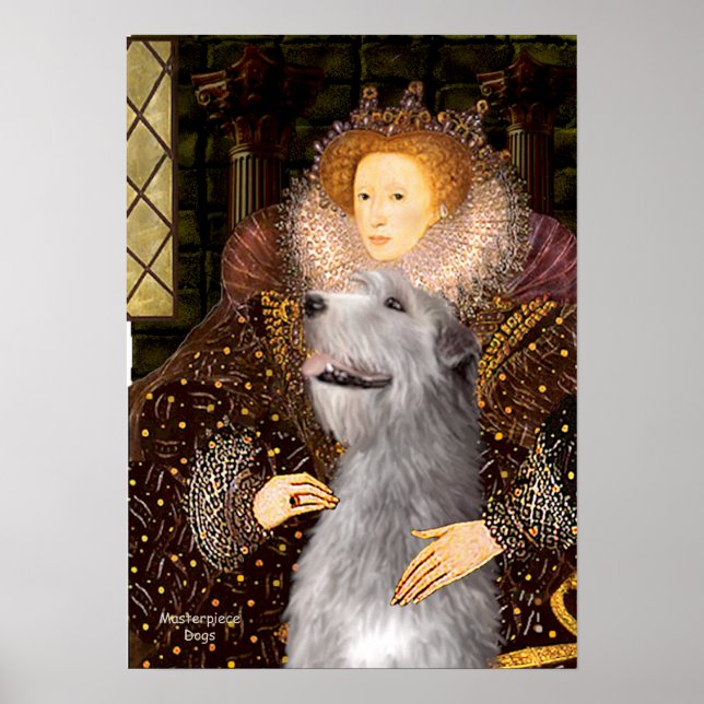 Póster Lobero Irlandés 6 - Reina (Frente)