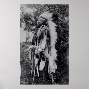 Póster Lobo blanco, jefe comanche, c.1891-98