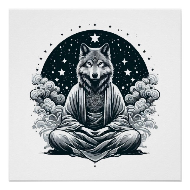 Póster Lobo Consciente (Anverso)