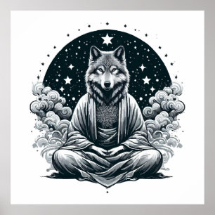 Póster Lobo Consciente