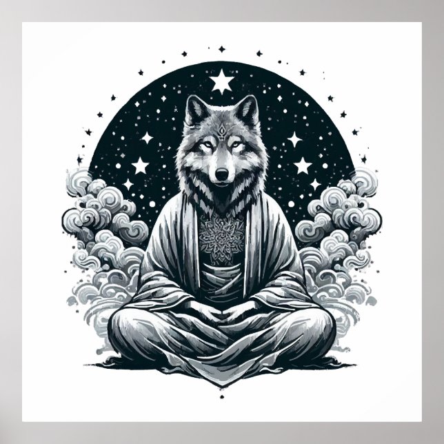 Póster Lobo Consciente (Frente)
