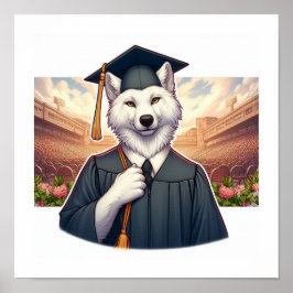 Póster Lobo Graduado