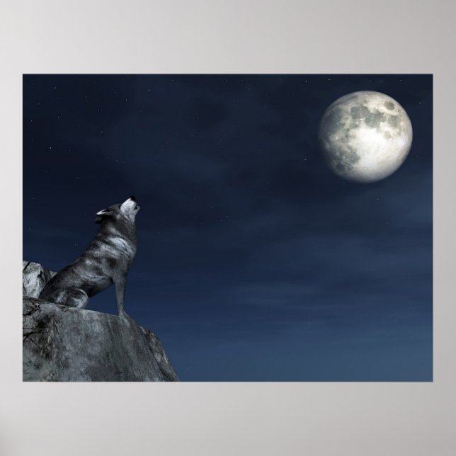 Póster Lobo lloroso (Frente)