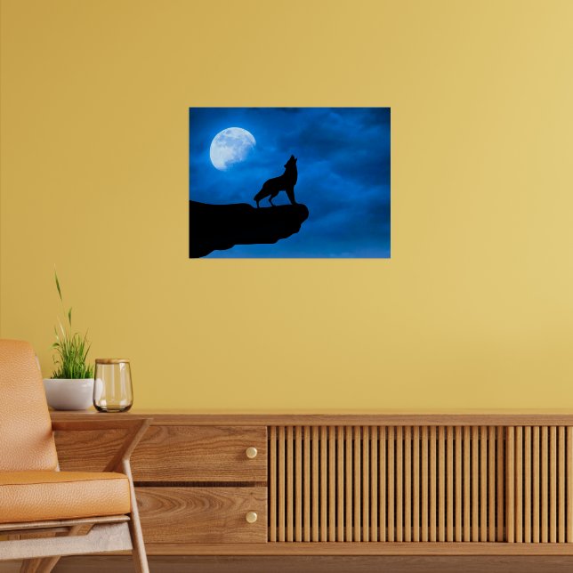 Póster Lobo Nocturno (Salón 2)