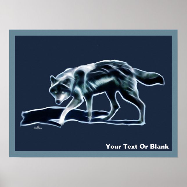 Póster Lobo oscuro (Frente)