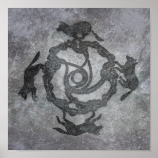 Póster Lobos celtas