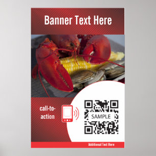 Póster Lobster de plantillas de poster