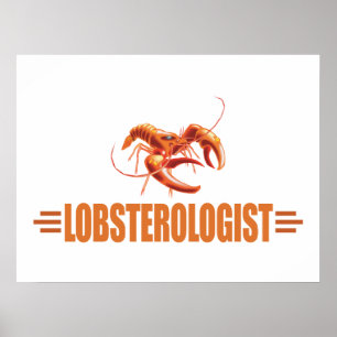Póster Lobster divertido