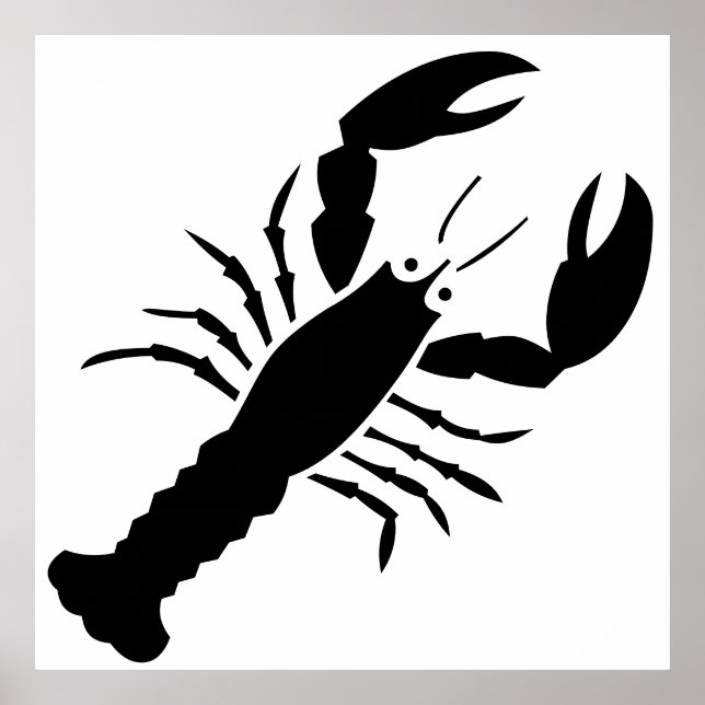 Póster Lobster Rojo (Frente)