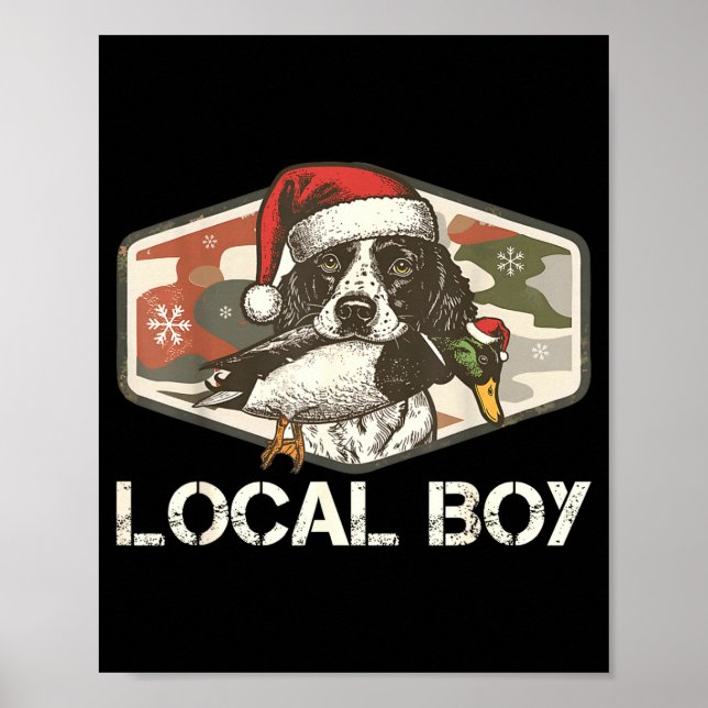 Póster Local Southern Boy Duck Hunting Black Lab Outdoor  (Frente)