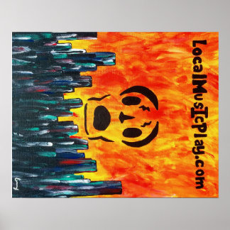 Póster Localmusicplay.com Poster Fire City