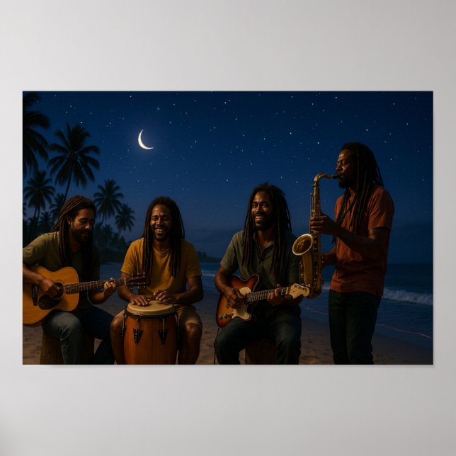 Póster Locals Only Night Jam (Frente)