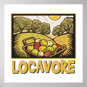 Póster Locavore Slow Food