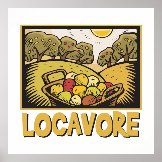 Póster Locavore Slow Food (Frente)
