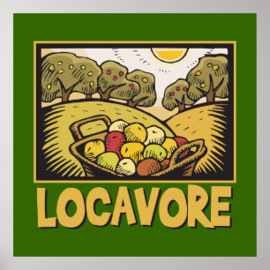Póster Locavore Slow Food