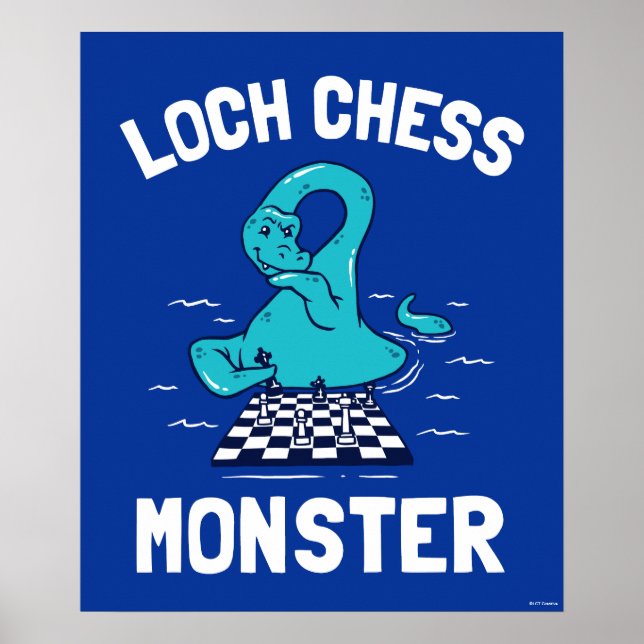 Póster Loch Chess Monster (Frente)