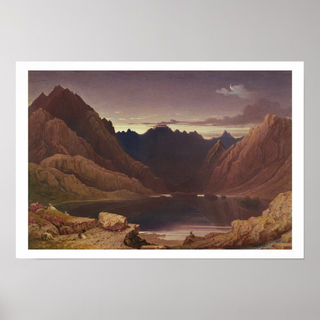 Póster Loch Coruisk, Isle of Skye - Dawn, c.1826-32 (c/c) (Frente)