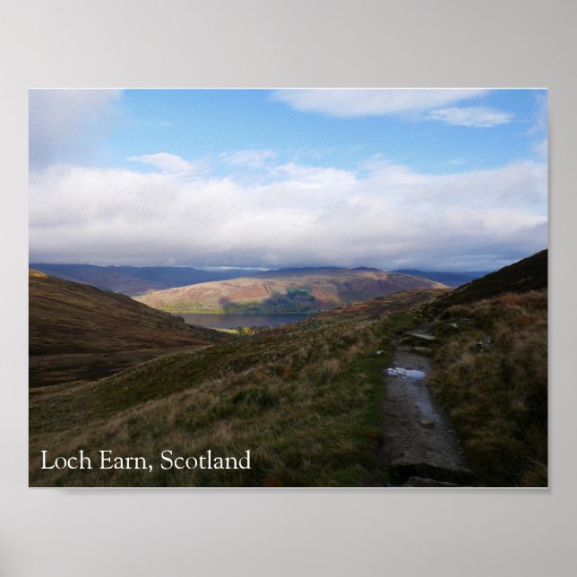 Póster Loch Earn Scotland Poster (Frente)