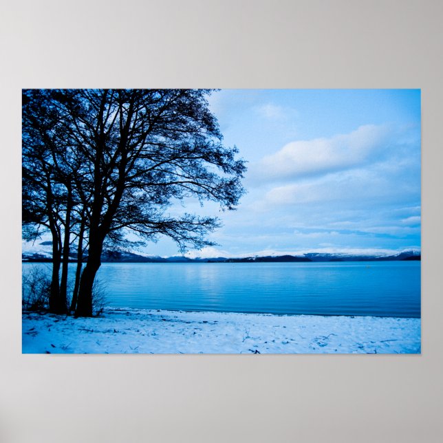 Póster Loch Lomond, Poster de Escocia (Frente)