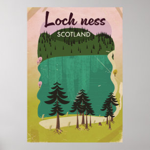 Póster Loch Ness Scotland