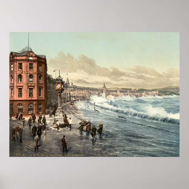 Póster Loch Promenade I, Douglas, Isla de Man, Inglaterra (Frente)