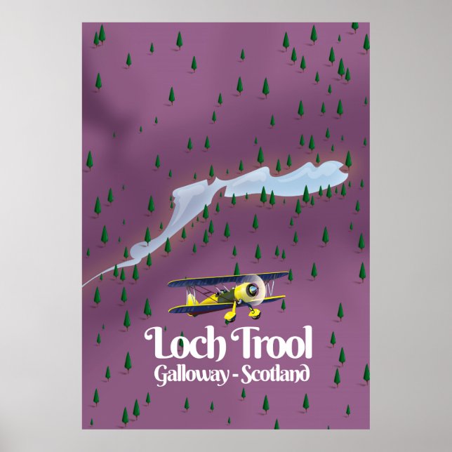 Póster loch trool , galloway, scotland (Frente)