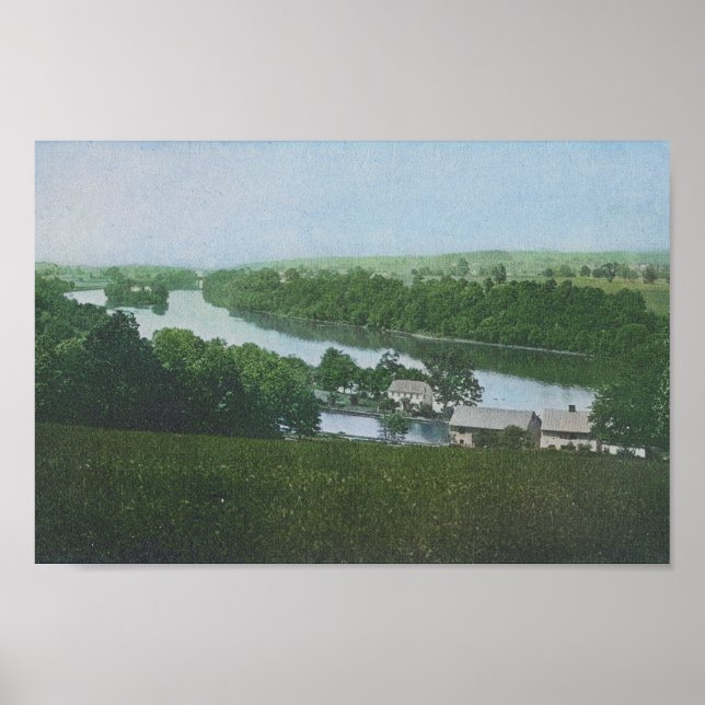 Póster Lock Tenders House Parkerford PA Schuylkill (Frente)