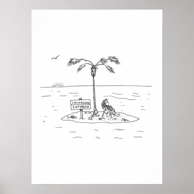 Póster Lockdown Enforced gloss poster (Frente)
