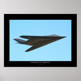 Póster Lockheed F-117 Nighthawk