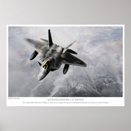 Póster Lockheed Martin F-22 Raptor