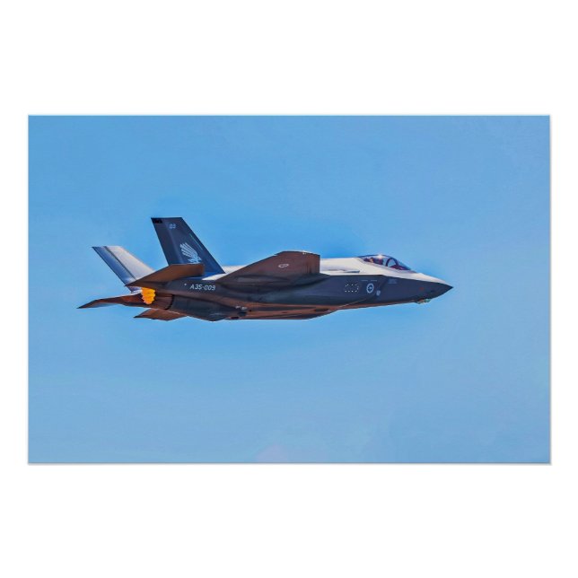 Poster Lockheed Martin F-35A Lightning II (Anverso)