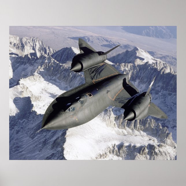 Póster Lockheed SR-71B Blackbird (Frente)