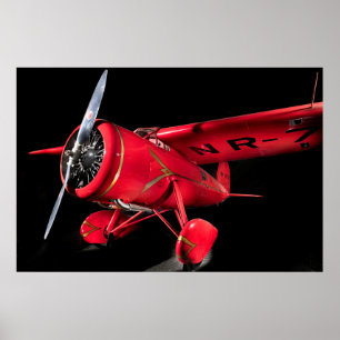 Póster Lockheed Vega 5B, Amelia Earhart