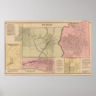 Póster Lockland, lectura, Ohio