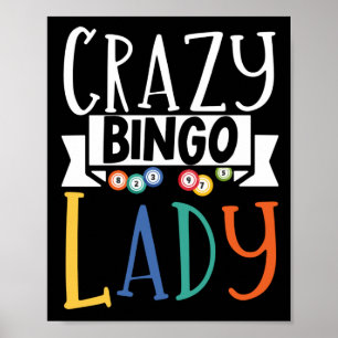Póster Loco Bingo Lady Graciosa Lucky Gambling