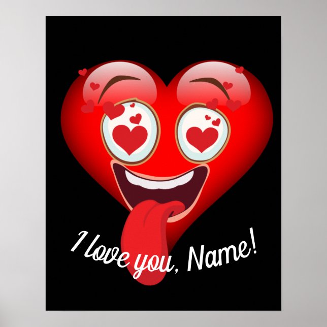 Póster Loco en el amor (Frente)