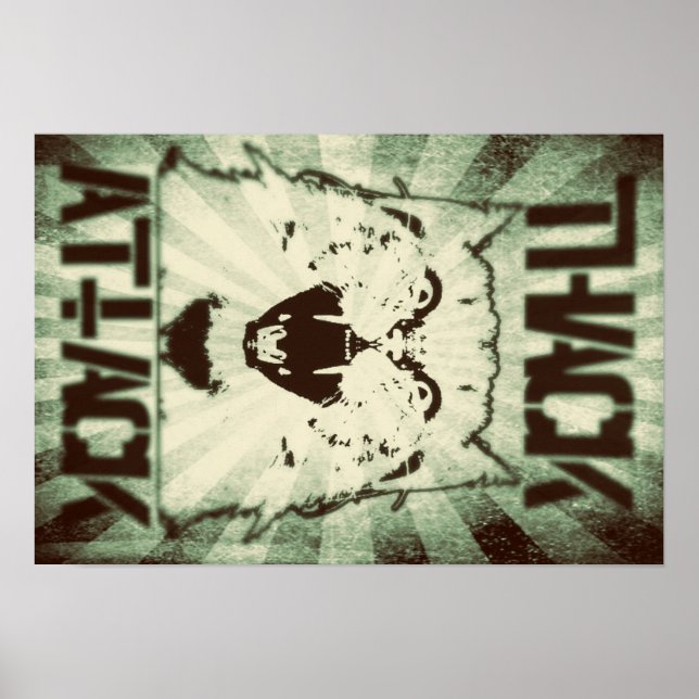 Póster Loco Poster de propaganda de engaños (Frente)