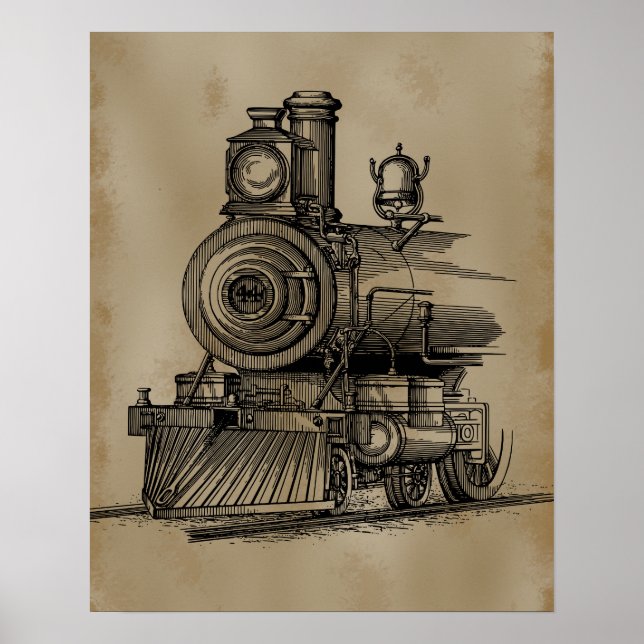 Póster Locomotora (Frente)