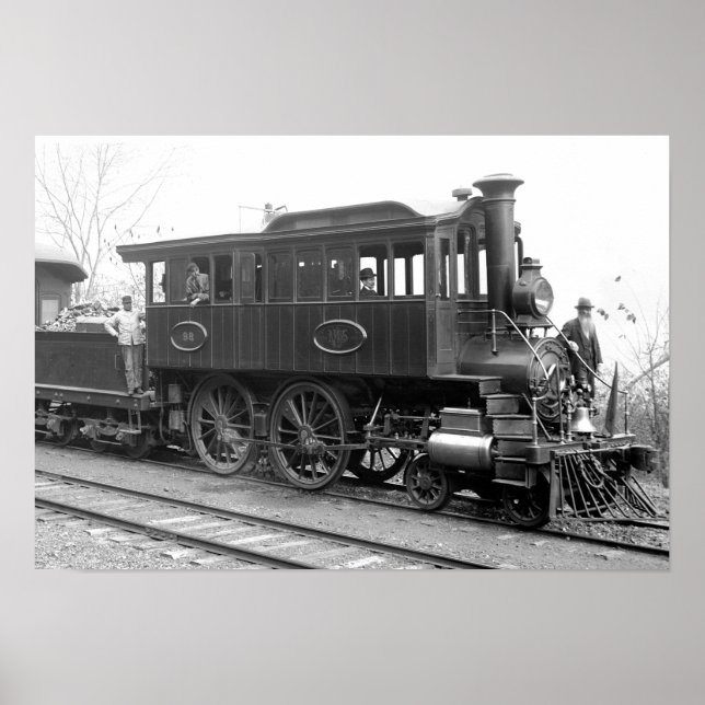 Póster Locomotora de inspección de vapor DL+ W (Frente)