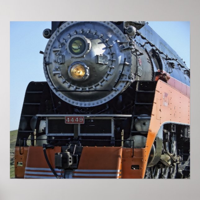 Póster Locomotora de vapor Daylight Express (Frente)
