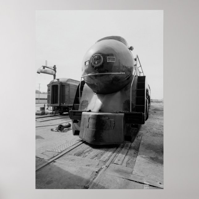 Póster Locomotora de vapor Norfolk & Southern No. 611 (Frente)