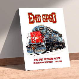 Póster Locomotora diésel EMD GP60 de Southern Pacific