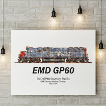Locomotora diésel EMD GP60 de Southern Pacific