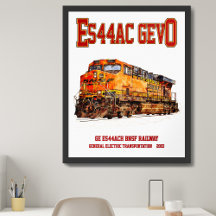 Locomotora diésel GE ES44AC GEVO vintage