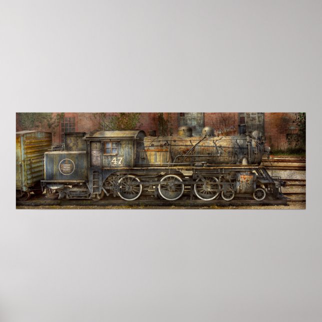 Póster Locomotora - Nuestro antiguo negocio familiar (Frente)