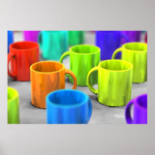 Póster Locura 5 de la taza